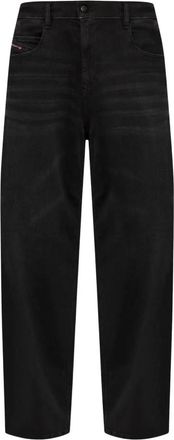 Diesel 2097 D-Enim-M-Bw Jogg Broek - Heren - Loose Fit Jeans - Zwart - W26 - Katoen - Jeans