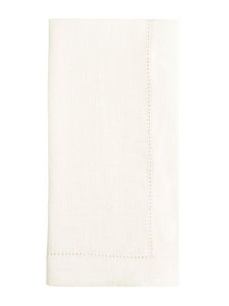 Anaya with Love Linen Hemstitch Napkin Set in Ivory at Nordstrom