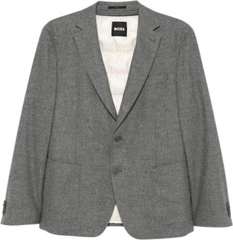 HUGO BOSS Single Breasted Flannel Blazer, Brand Size 54 (US Size 44)