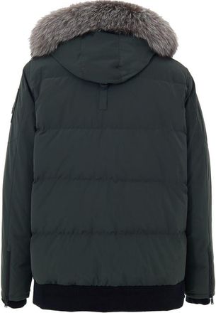 Moose Knuckles Mens Green Nylon Parka Clothing