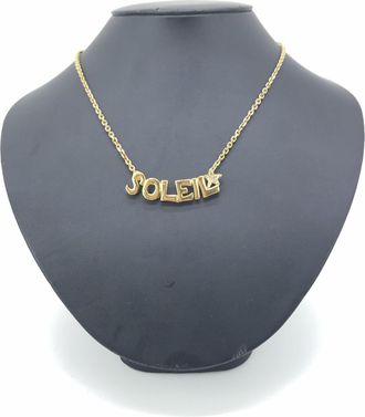 Saint Laurent Soleil Designer Statement Womens Necklace (Pre-Owned)