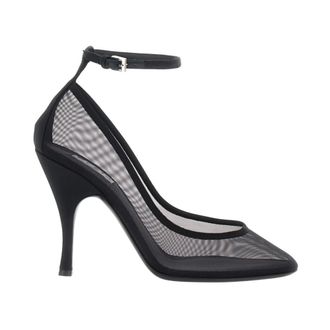 Alaia Zapatos de Sal&oacute;n con Malla y Tiras - Shoes - Mujer - Negro - 41 EU
