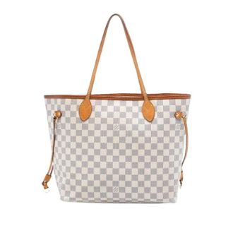 Louis Vuitton Pre-owned Tote Bags, female, White, Size: ONE SIZE Pre-owned Neverfull MM