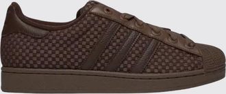 adidas Sneakers Superstar II in pelle e tessuto con motivo a quadri
