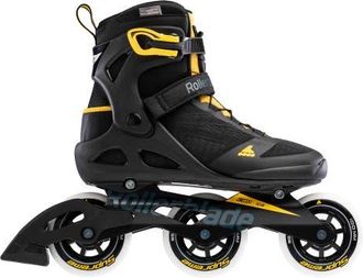 Rollerblade Macroblade 100 3WD Mens Inline Skates in Black/yellow at Nordstrom, Size 6.5