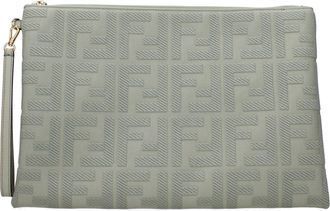 Fendi Pochette Damess Stof groen/theegroen