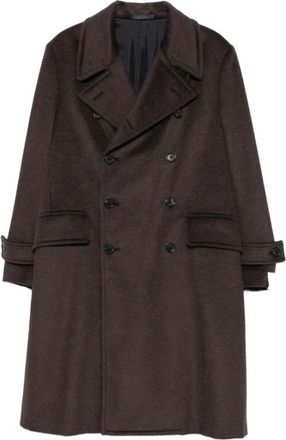 Caruso Jassen, Heren, Bruin, M, Wol, Co 510F Jas