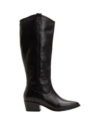 8 by YOOX LEATHER WESTERN HIGH BOOT