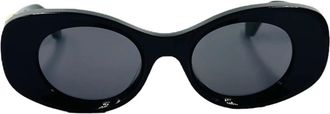Loewe Beveled Oval Zonnebril - Dames - Zonnebrillen - Zwart - ONE Size - Accessoires