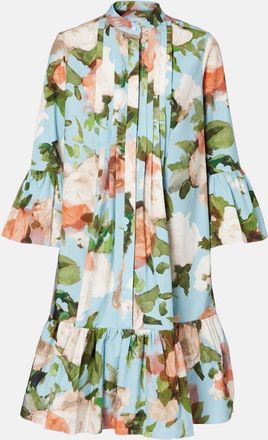 Erdem Abito corto in popeline con stampa