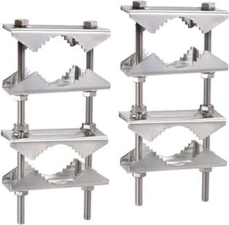 OEM Soporte De Montaje Para Antena Exterior, Abrazadera Para M&aacute;stil, Antena Inoxidable, Kit De Montaje De Poste A Poste Para Antenas De Tv Satelital Starl