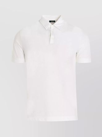 Zanone cotton short-sleeve polo shirt