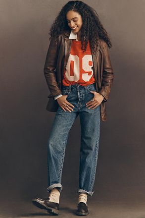 Pistola Denim Cassie High-Rise Straight Jeans