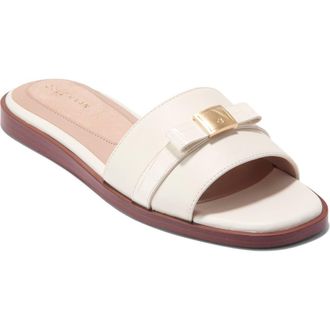 Cole Haan Emalia Slide Sandal in Powder Smooth /Croc Print at Nordstrom Rack, Size 9.5