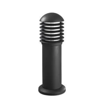 Leds - C4 Efectoled - Leds-c4 Balizas - 1 Bolardo De Exterior Medio Ligero Gris Urbano Claro Ip44, E27