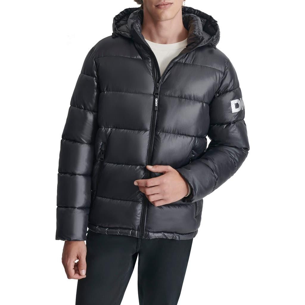 NWT DKNY Men’s buy Sherpa Trimmed Military Bomber Puffer Jacket