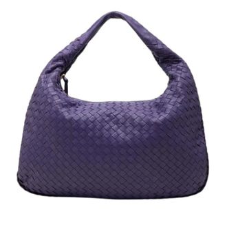 Bottega Veneta Pre-owned Veneta Hobo - Dames - Pre-owned - Paars - Maat: ONE Size Leer