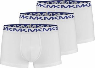 Michael Kors 3-Pack Witte Boxer Briefs Set - Heren - Onderbroek - Wit - L - Katoen - Ondergoed