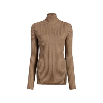 Khaite 18374545FINESILKMERINO 934CHESTNUT