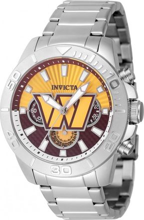 Invicta Nfl Washington Commanders Chronograph GMT Quartz Mens Watch 47947