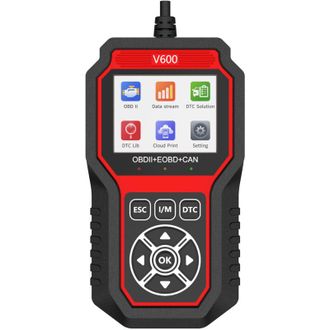 Infinite Herramienta De Diagn&oacute;stico Obd2 Universal Para Veh&iacute;culos Fabricados A Partir De 1996: Compatible Con Todos Los Protocolos, Borra Los C&oacute;digos De Aver&iacute;a