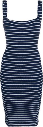 Hunza G Striped Tank Dress - Womens - Other Fibres