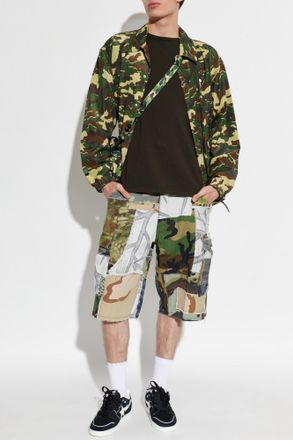 A Bathing Ape Jacket With Camo Motif, Mens, Green
