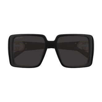 Gucci Square Full Rim Sunglasses - Black