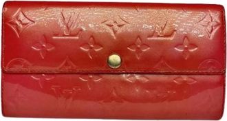Louis Vuitton Pre-owned Vintage Portemonnee - Dames - Vintage Accessoires - Rood - ONE Size - Leer - Vintage