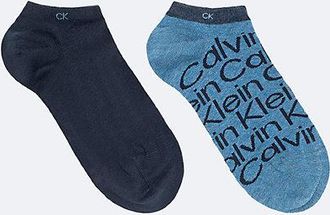 Calvin Klein Pack de 2 pares de calcetines tobilleros con logo
