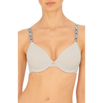 Natori Pure Luxe Underwire T-Shirt Bra in Linen/minr at Nordstrom, Size 34Ddd