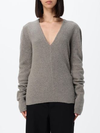 Rick Owens Gilet lungo in maglia di cashmere con scollo a V profondo