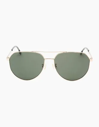 HUGO BOSS Mens Hugo Boss Green Lens Gold Sunglasses - Size: ONE size
