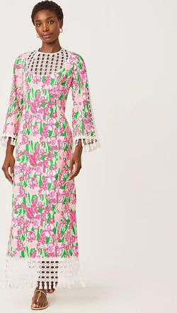 Lilly Pulitzer Strothers Stretch Maxi Shift Caftan