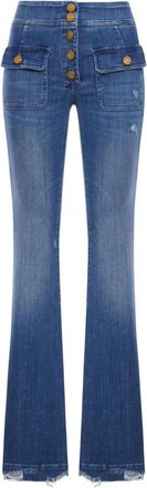 Seafarer Anais - Dames - Flared Jeans - Blauw - W26 - Denim - Jeans
