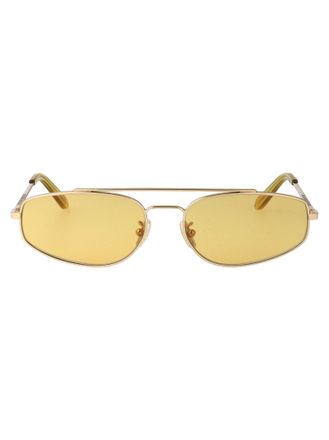 Retro Superfuture Aviator Sunglasses Waf Mustard
