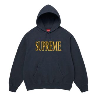 SUPREME FW26 Capital Hooded Sweatshirt Navy SUP-FW26-032-NVY