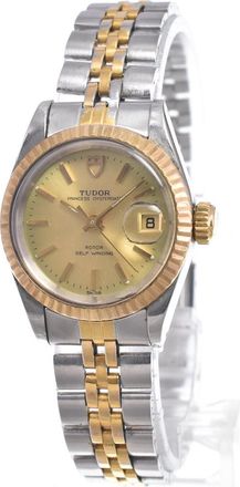 Tudor Princess Oyster Date Automatic Stainless Steel And 18K yellow gold Watch (Pre-Owned)