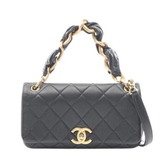 Chanel Pre-owned Vintage Shoulder Bag - Dames - Pre-owned - Zwart - Maat: ONE Size Leer