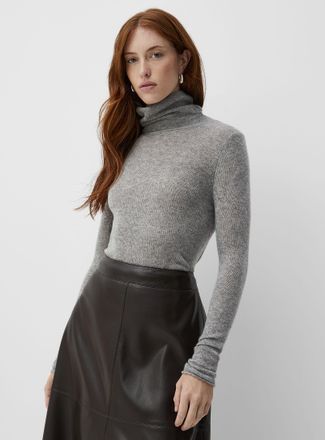 Contemporaine Womens Pure cashmere turtleneck sweater