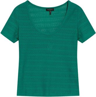 Rag & Bone Julia T-shirt - women - Polyester/Spandex/Elastane - S - Green
