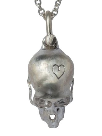 Parts Of Four Monkey Skull pendant necklace - Silver