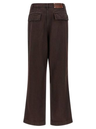 Dries Van Noten Pincks Jeans - Brown