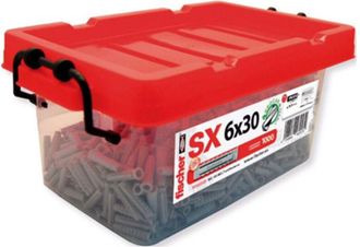 Fischer Box De 1000 Tacos sx Plus &Oslash;6x30mm 568676 Fischer