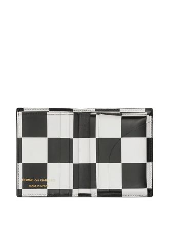 Comme Des Garçons patent-finish wallet - Black