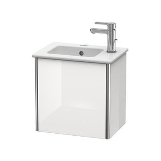 Duravit Duravit Xsquare Vanity Unidad De Pared 41,0 X 28,9 Cm, 1 Puerta, Bisagra A La Derecha, Para Lavabo Me De Starck 072343, Color (frente/cuerpo): Perla D