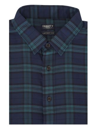 Faherty Camicia Movement a quadri - Blu