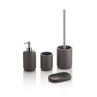 TFT Home Furniture PRAIA 4-piece bath set, gray