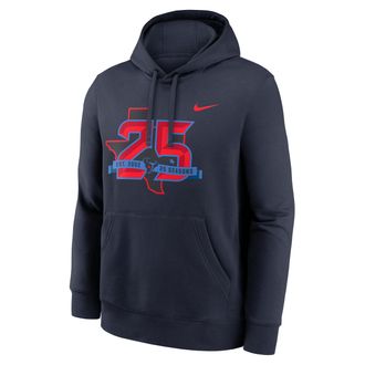 Nike Houston Texans 25th Season Defensive Disguise Club Nike Mens NFL Pullover Hoodie in Blue | NKDK41L9H-GJ9
