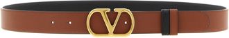 Valentino Garavani Mens Multicolor Calfskin Regular Belt